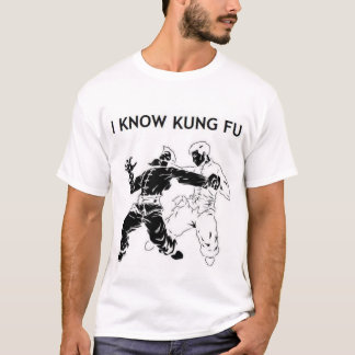 T-shirts Eu conheço Kung Fu
