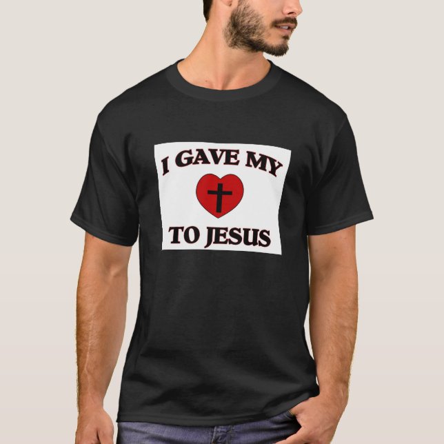 T-shirts Eu dei o meu (coração) a Jesus (Frente)