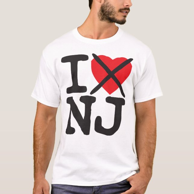 T-shirts Eu deio NJ - New-jersey (Frente)