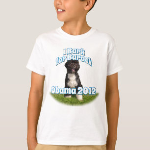 T-shirts Eu descasco para Barack, BO o primeiro cão Obama