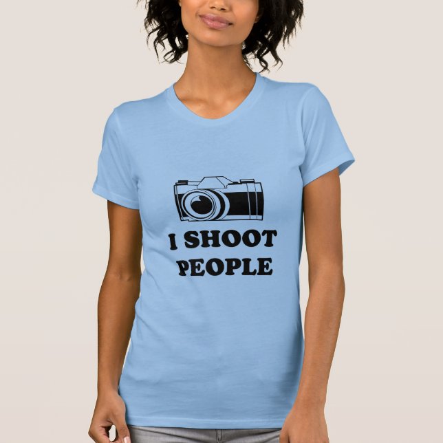 T-shirts Eu disparo em povos (Frente)