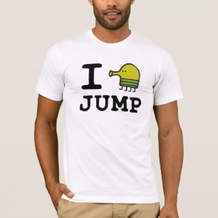 T-shirts Eu Doodle o salto