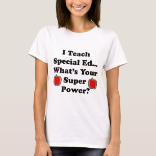 T-shirts Eu ensino Ed. especial