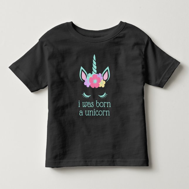 T-shirts Eu Era Nascer Unicórnio (Frente)