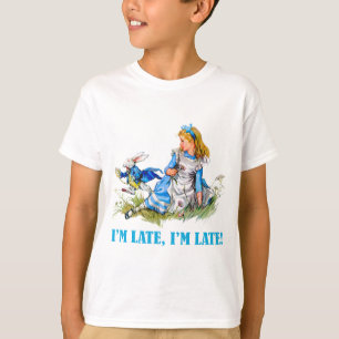 T-shirts Eu estou ATRASADO, mim estou ATRASADO! PARA A DATA