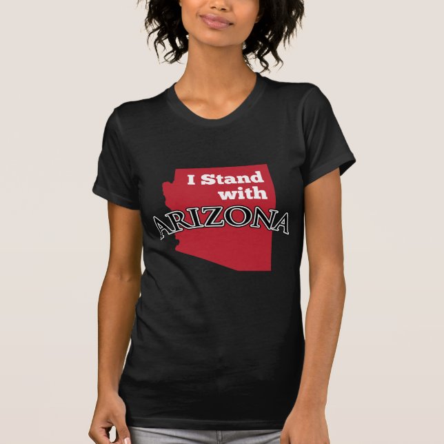 T-shirts Eu estou com arizona (Frente)