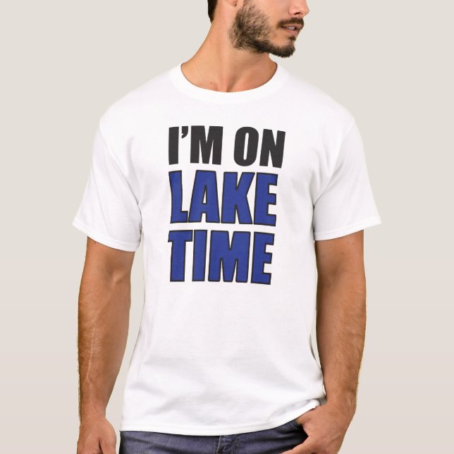 T-shirts Eu estou no tempo do lago (Frente)