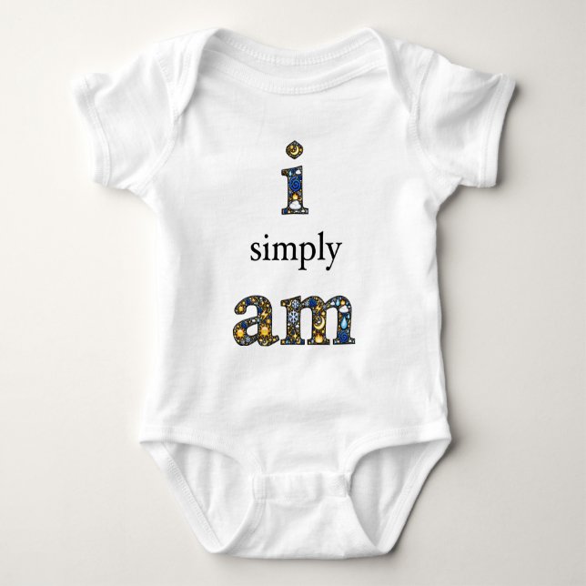 T-shirts Eu estou simplesmente na parte traseira dianteira, (Frente)