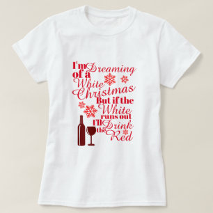 T-shirts Eu estou sonhando do White Christmas