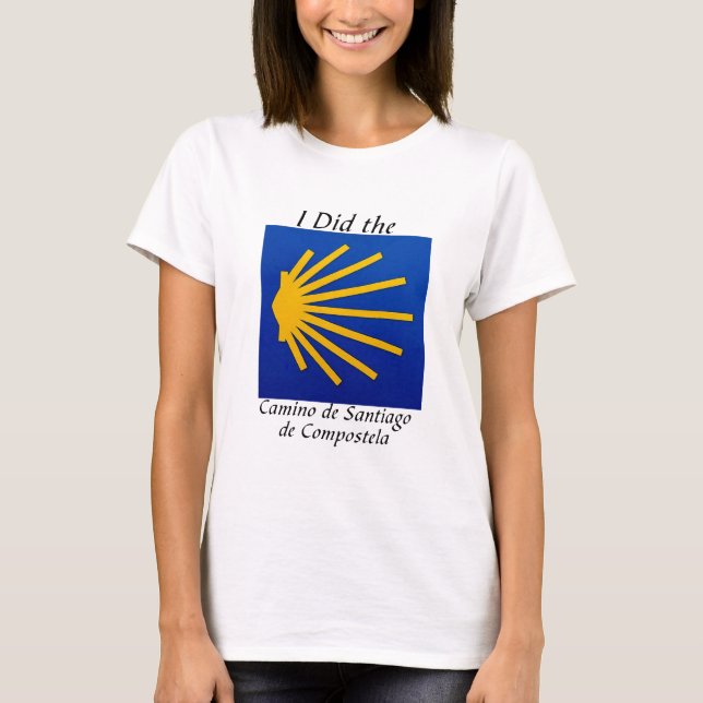 T-shirts Eu fiz o Camino de Santiago (Frente)