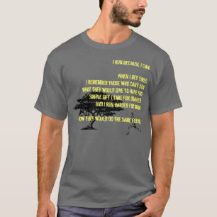 T-shirts Eu funciono porque eu posso…. (com corredor