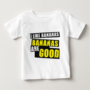 T-shirts Eu gosto de bananas - as bananas são boas