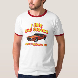 T-shirts Eu gosto de blocos grandes & eu não posso