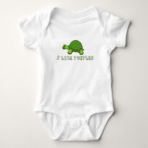 T-shirts Eu gosto de bonito verde das tartarugas