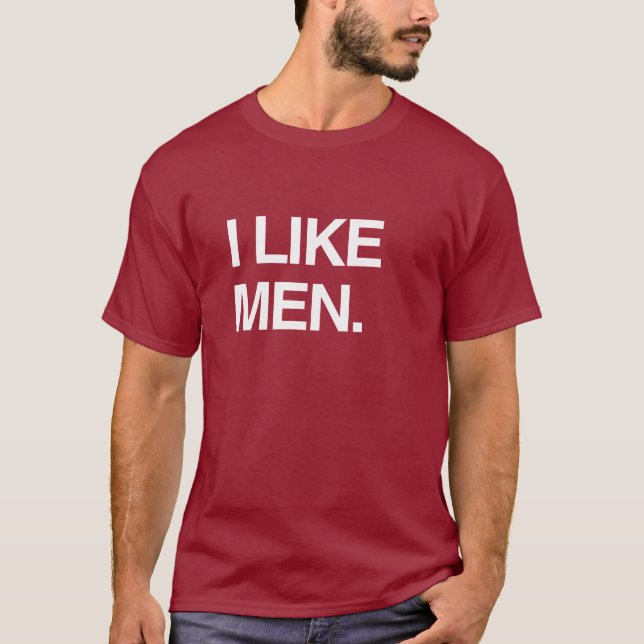 T-SHIRTS EU GOSTO DE HOMENS (Frente)