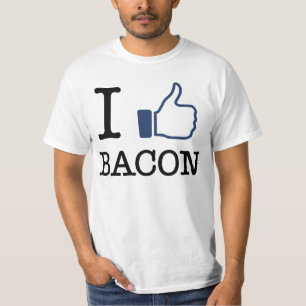 T-shirts Eu gosto do bacon
