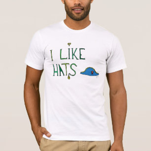 T-shirts Eu gosto do TShirt dos chapéus