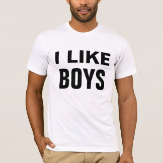T-shirts Eu gosto dos meninos - 1