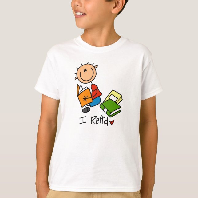 T-shirts Eu Leio (Frente)