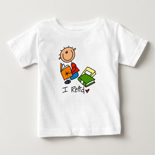 T-shirts Eu Leio (Frente)