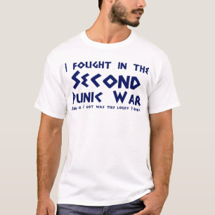 T-shirts Eu lutei na segunda guerra Punic