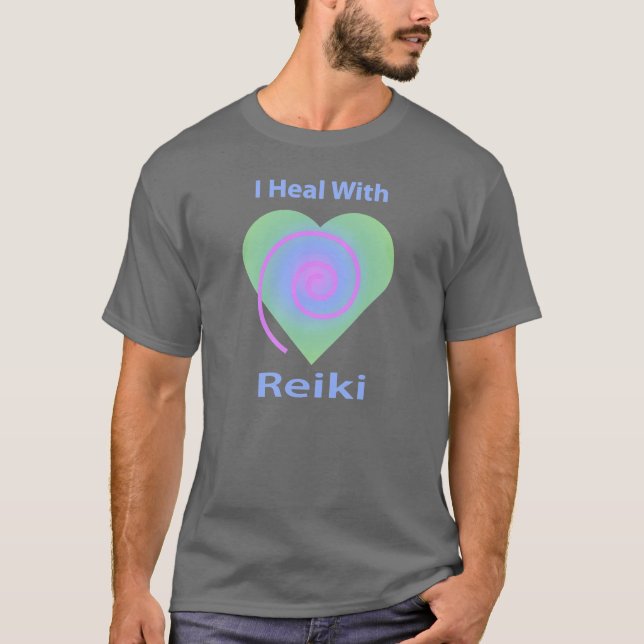 T-shirts Eu Me Curto Com Reiki (Frente)