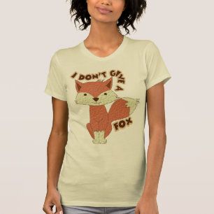 T-shirts Eu não dou uma raposa