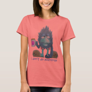 T-shirts Eu não faço manhãs