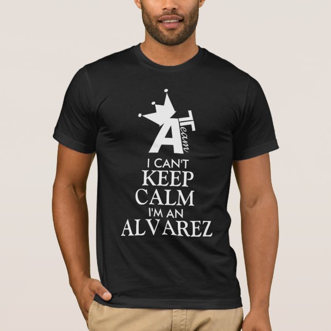 T-shirts Eu não posso MANTER A CALMA, mim sou a (o (Frente)