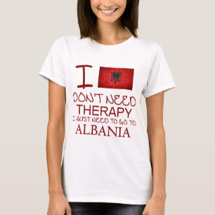 T-shirts Eu não preciso a terapia que eu apenas preciso de