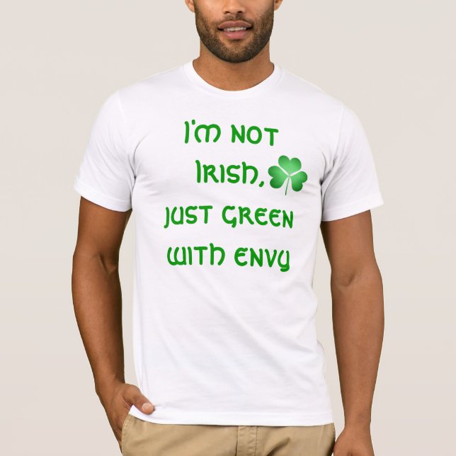 T-shirts Eu não sou irlandês (Frente)