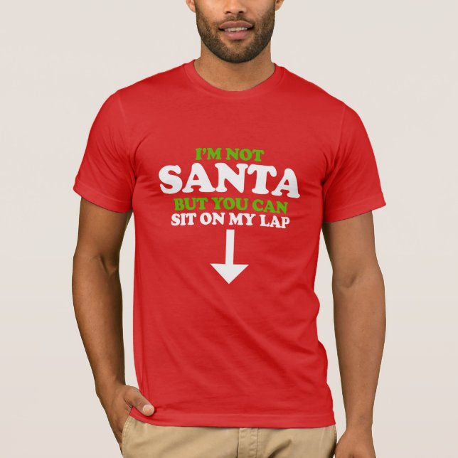 T-shirts Eu não sou papai noel (Frente)
