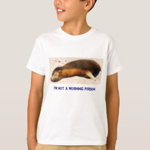 T-shirts Eu não sou uma pessoa da manhã