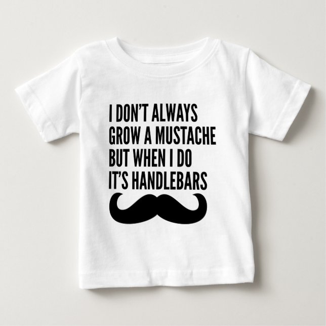 T-shirts Eu nem sempre faço cabelo facial (Frente)
