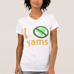 T-shirts Eu Odeio Inhames Sem Amor
