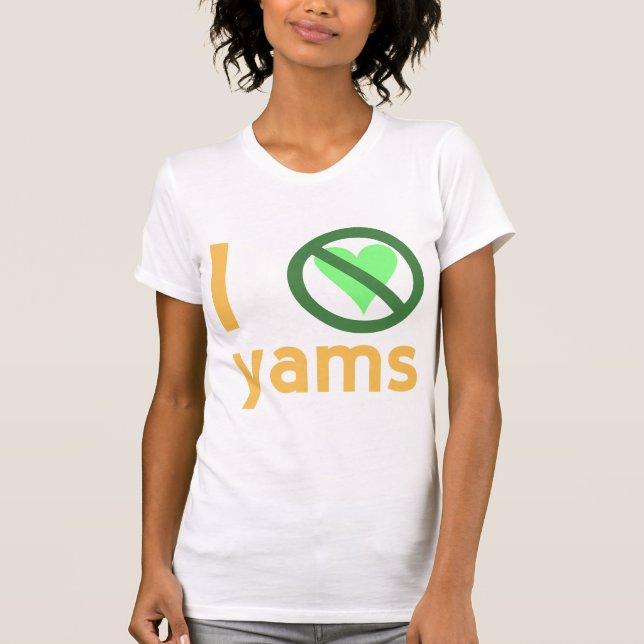 T-shirts Eu Odeio Inhames Sem Amor (Frente)