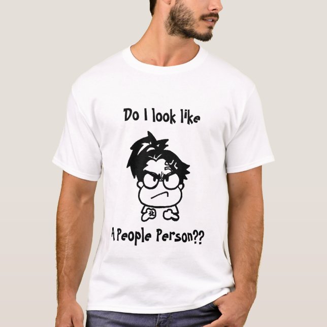 T-shirts Eu olho como pessoas da pessoa?? (Frente)
