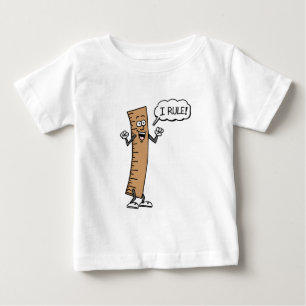 T-shirts Eu ordeno a régua dos desenhos animados