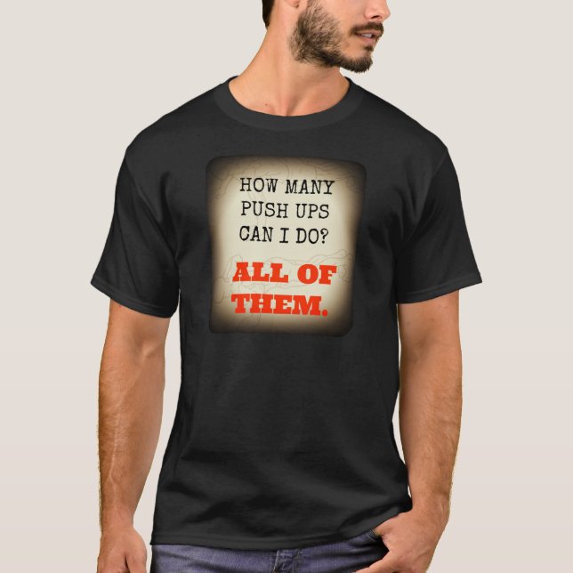 T-shirts Eu posso fazer todo o impulso levanto (Frente)