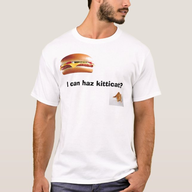 T-shirts Eu posso kitticat do haz? (Frente)