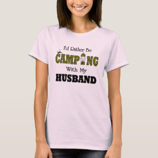 T-shirts Eu Preferencialmente acampar com o meu marido