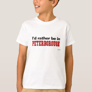 T-shirts Eu preferencialmente estaria em Peterborough