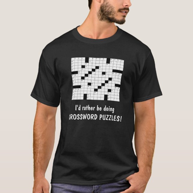 T-shirts Eu preferencialmente fazendo QUEBRA-CABEÇA de PALA (Frente)