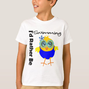 T-shirts Eu Preferencialmente Nadar Pintinho