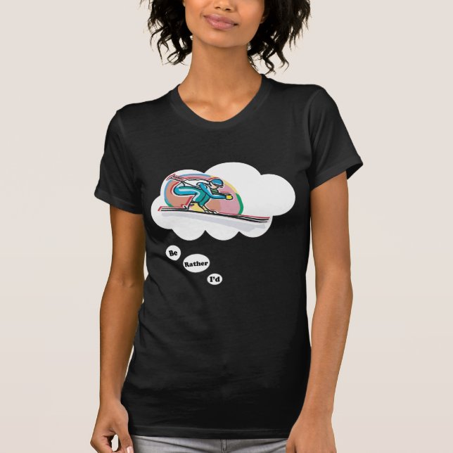T-shirts Eu preferencialmente seria 2 de esqui (Frente)