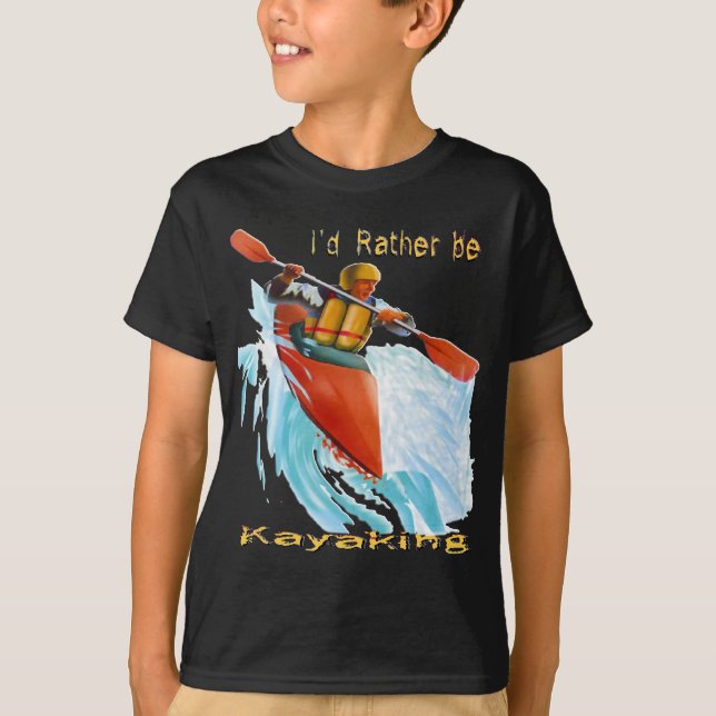 T-shirts Eu preferencialmente seria 2 Kayaking (Frente)