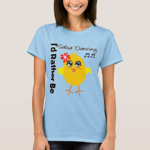 T-shirts Eu preferencialmente seria dança da salsa