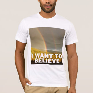 T-shirts Eu quero acreditar
