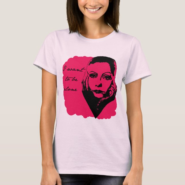 T-shirts Eu quero estar sozinho (Frente)