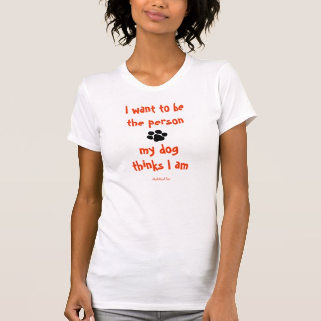 T-shirts Eu quero ser a pessoa (Frente)